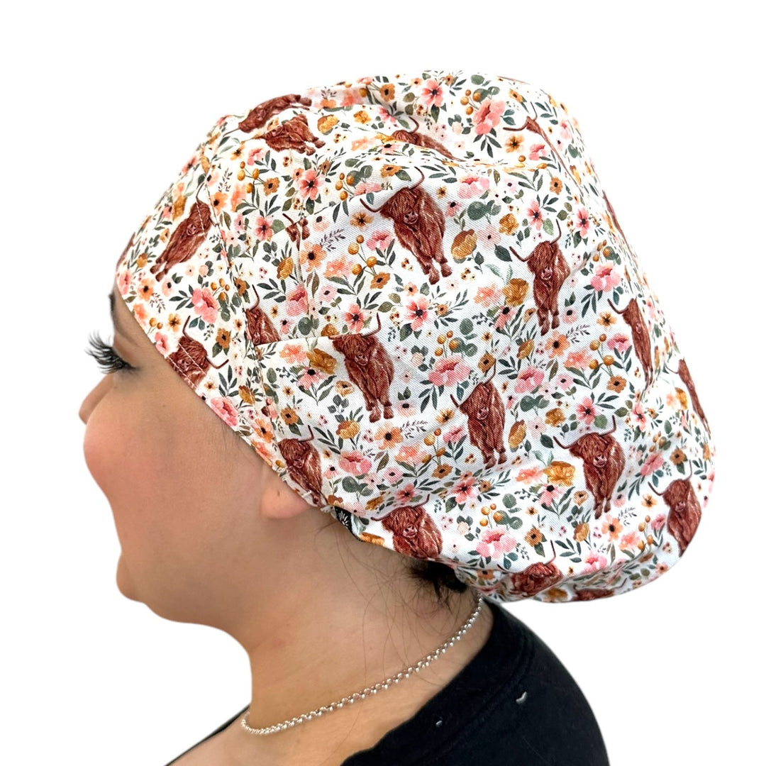 Bouffant Scrub Caps for Long & Thick Hair