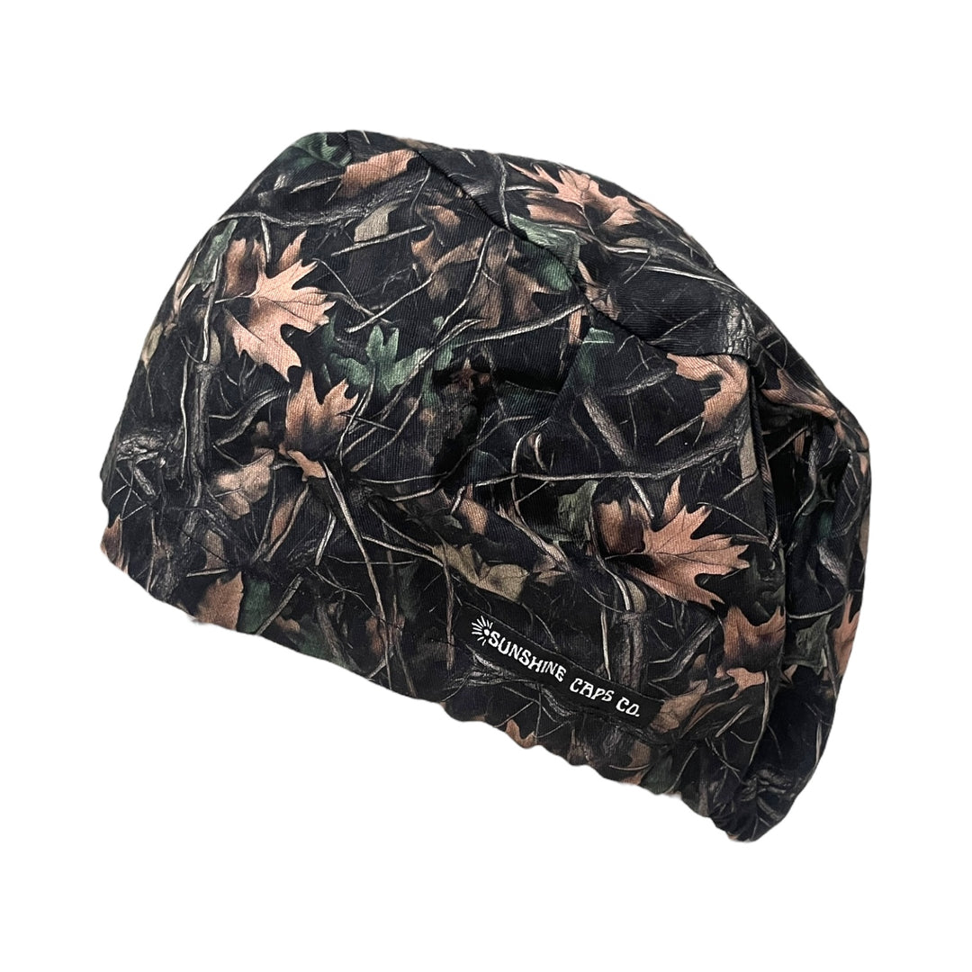 Real Camo Euro Scrub Cap for Women, by Sunshine Caps Co