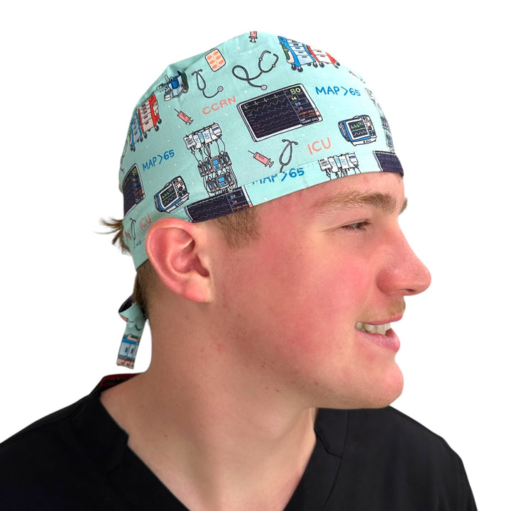 Critical Condition ICU- Classic/Men's Scrub Cap