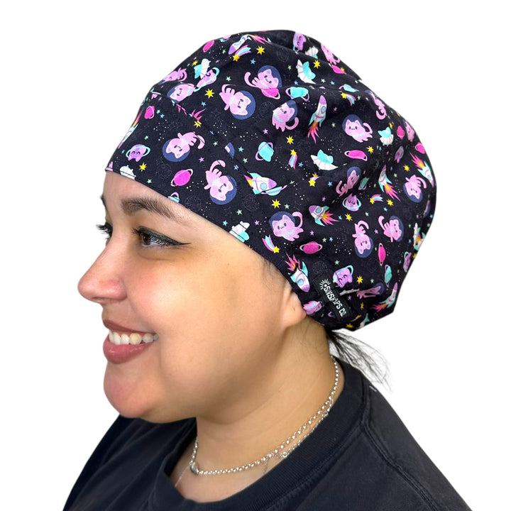 Astro Cats- Bouffant Scrub Cap