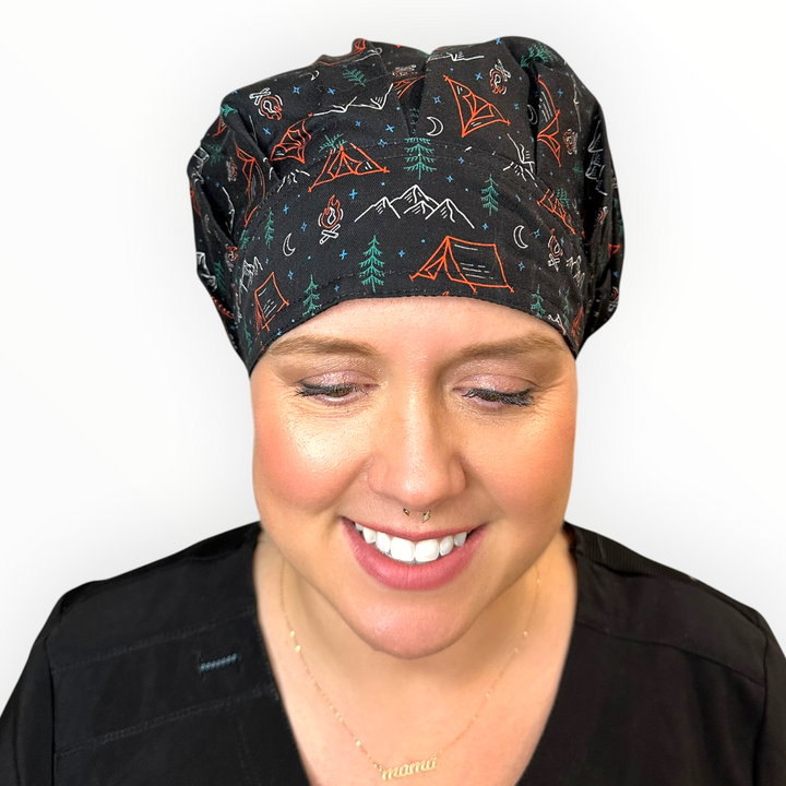 Camping- Bouffant Scrub Cap