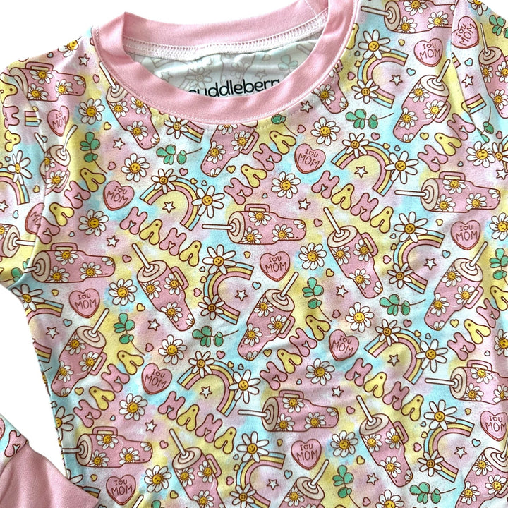 Mama Long Sleeve Two-Piece PJ's