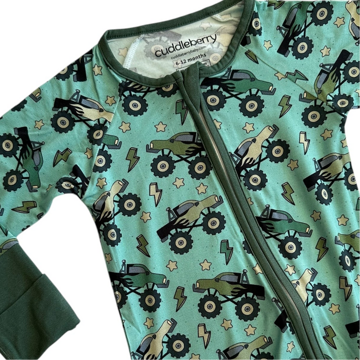 Monster Truck Zipper Sleeper