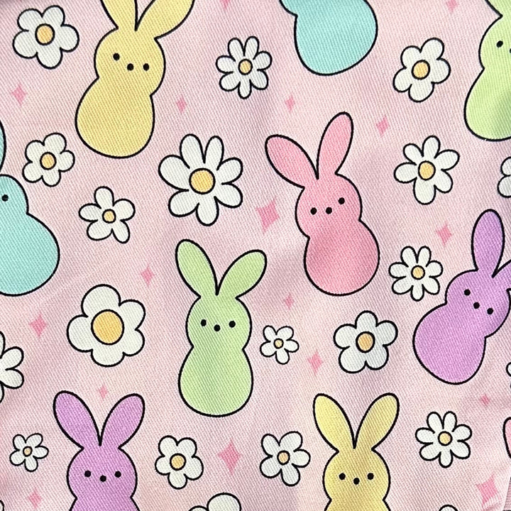 Easter Bunny- Ponytail Scrub Cap
