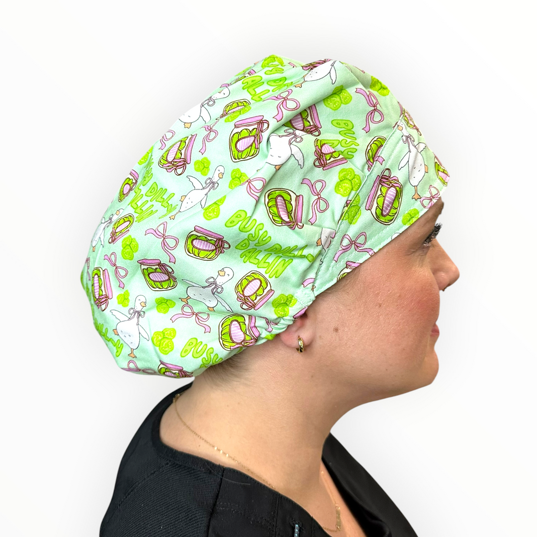 Busy Dilly Dallin- Bouffant Scrub Cap