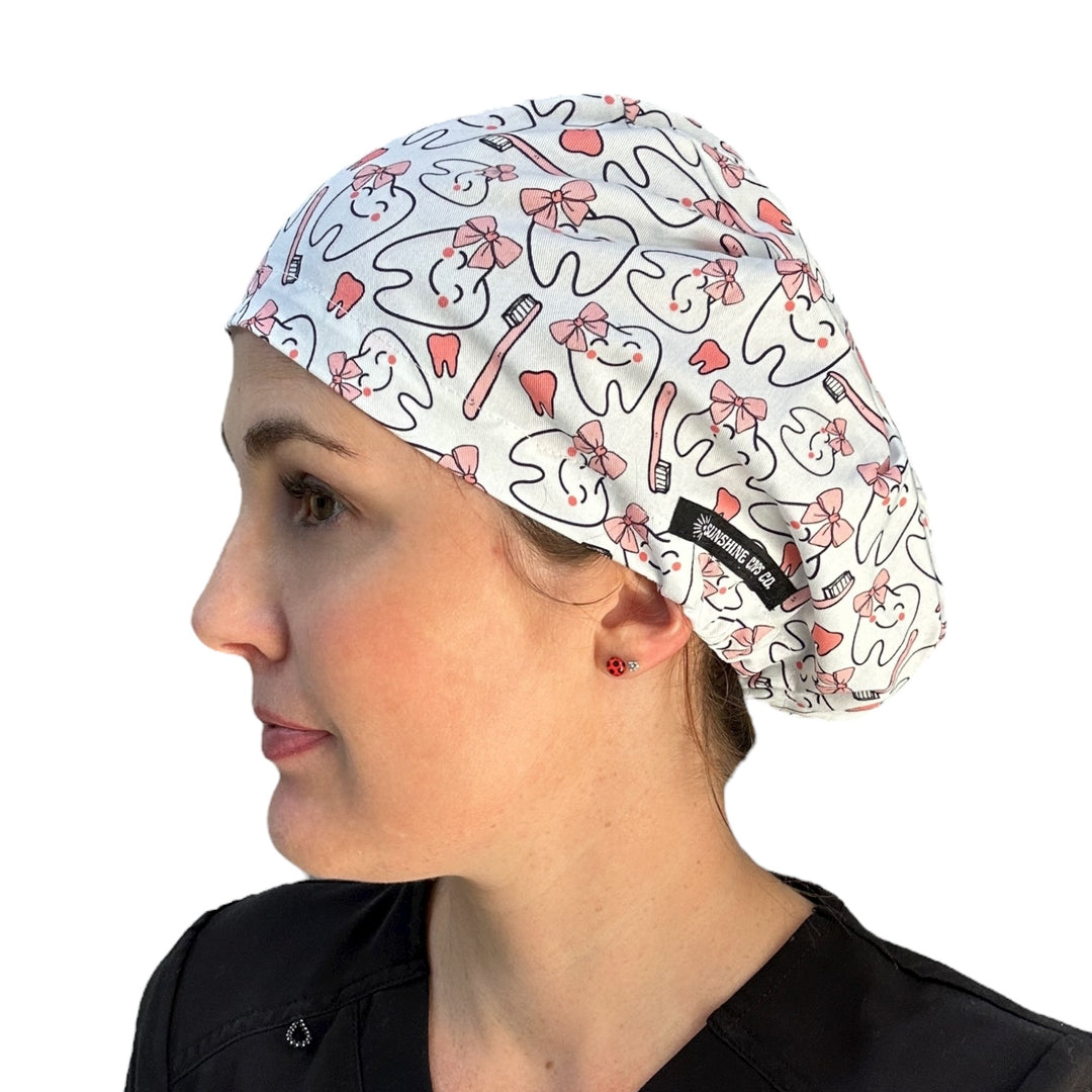 Pretty in Plaque- Euro Scrub Cap