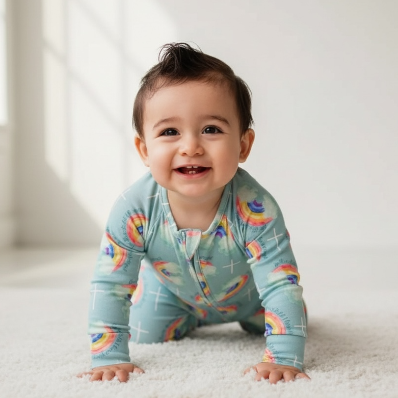 For This Child I Have Prayed  Zipper Sleeper