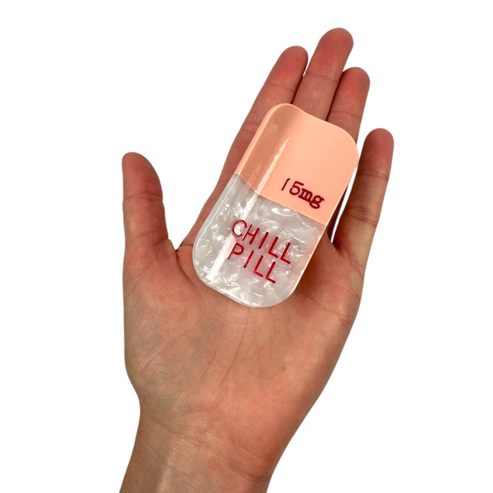 chill pill hair claw clip