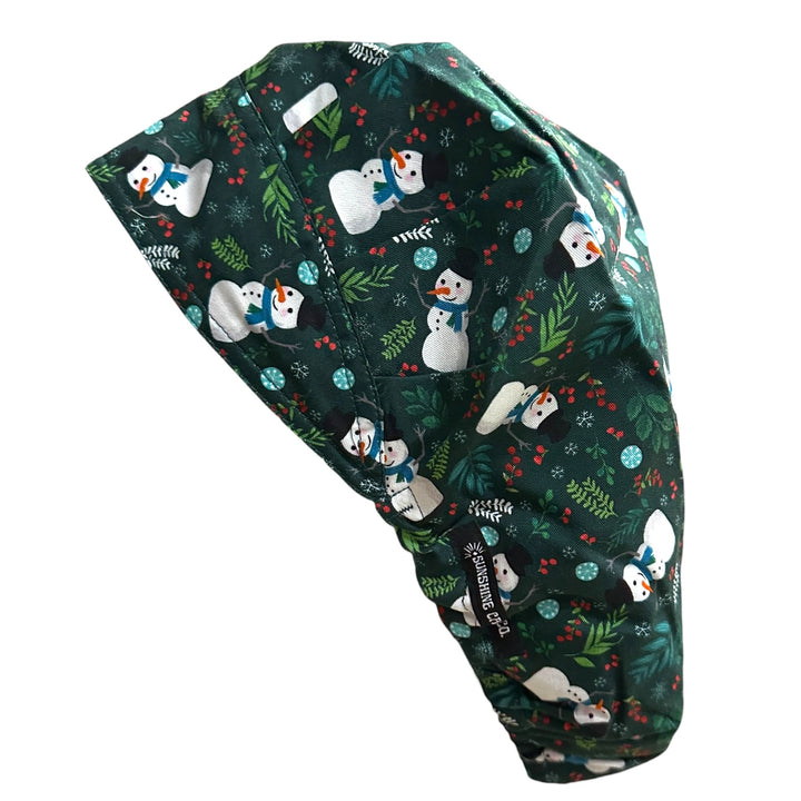Frosty Forest- Bouffant Scrub Cap