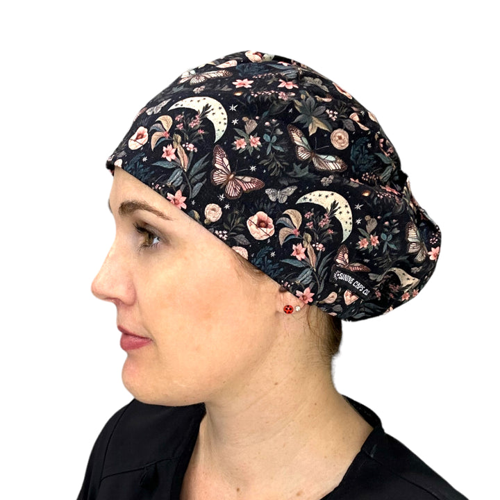 Moon Garden Euro Scrub Cap for Women, by Sunshine Caps Co