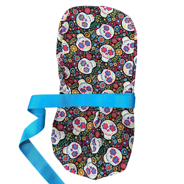 Sugar Skull Fiesta- Ponytail Scrub Cap
