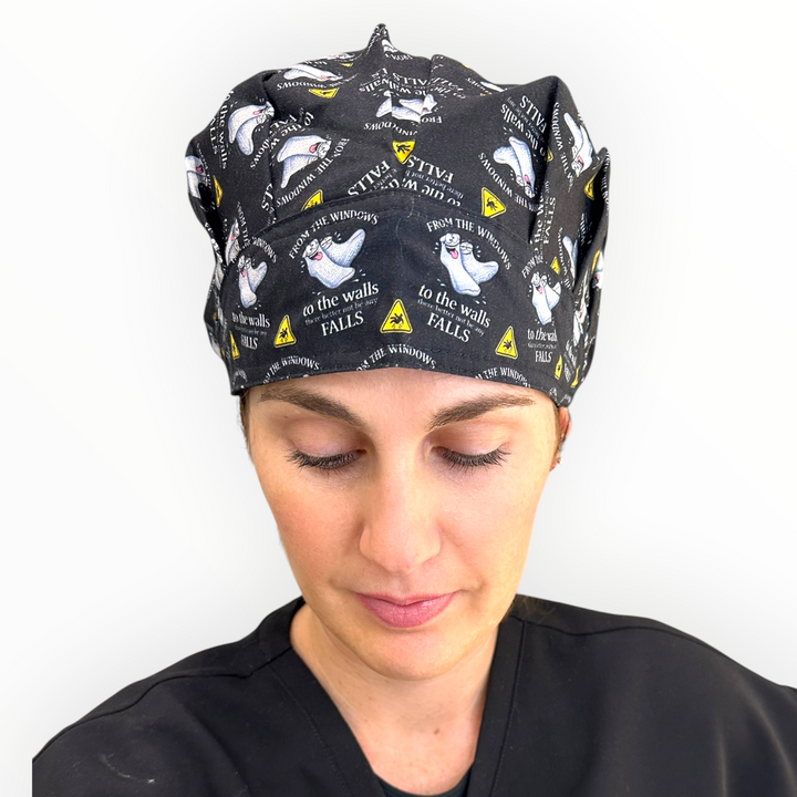 Fall Risk- Bouffant Scrub Cap