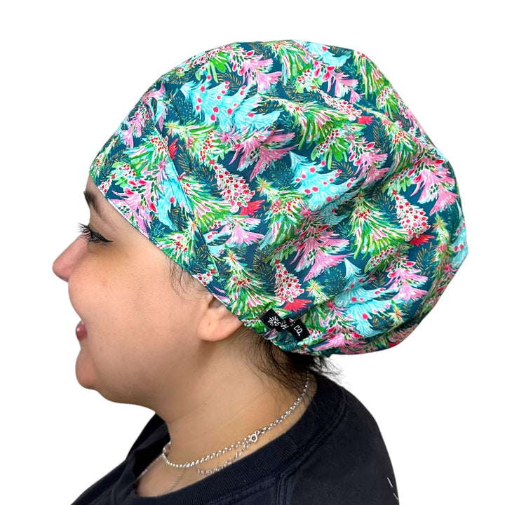 Merry Trees- Bouffant Scrub Cap