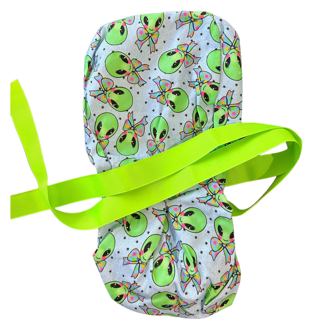 alien Ponytail Scrub Cap for Women, By Sunshine Caps Co.