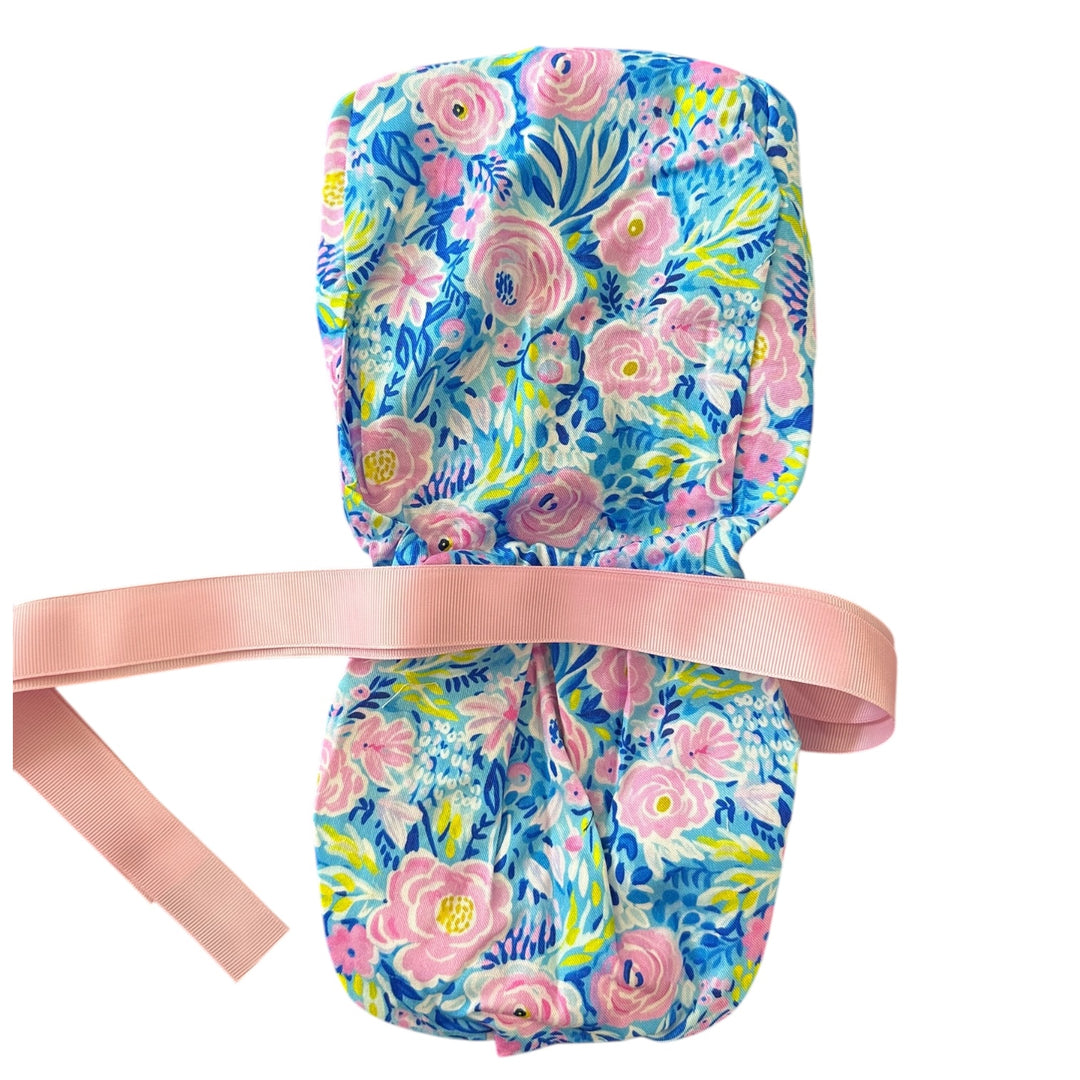 Peony Floral Ponytail Scrub Cap for Women, By Sunshine Caps Co.