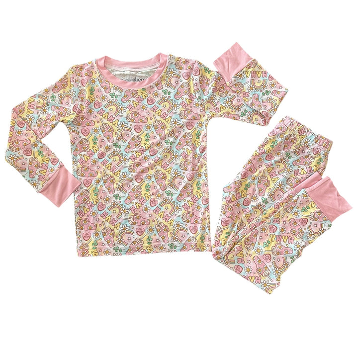 Mama Long Sleeve Two-Piece PJ's