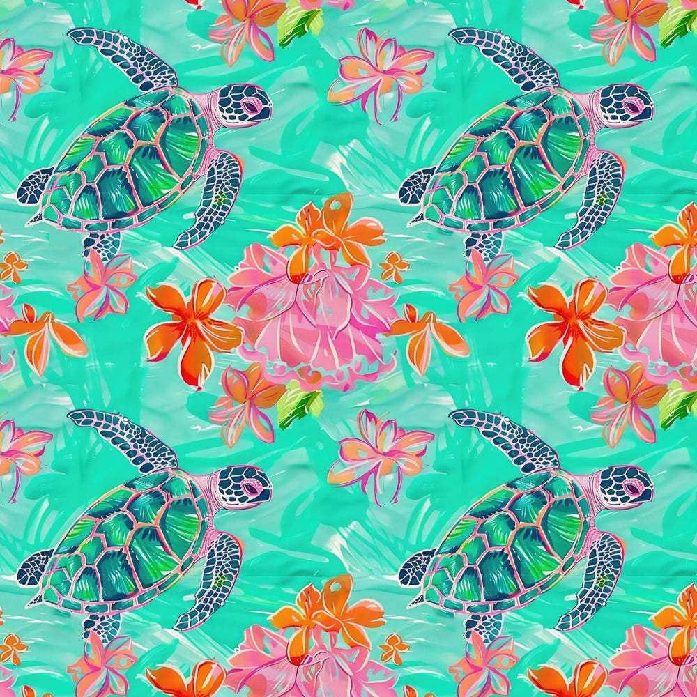 Sea turtles Ponytail Scrub Cap for Women, By Sunshine Caps Co.