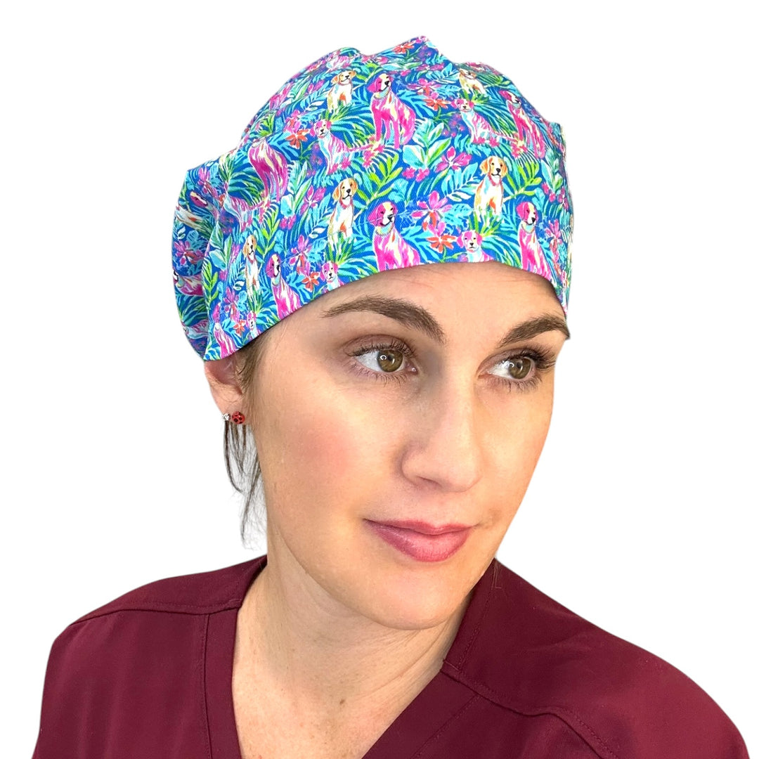 Aloha Dogs- Euro Scrub Cap