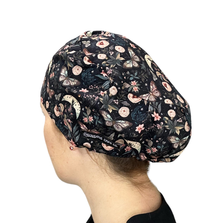 Moon Garden Euro Scrub Cap for Women, by Sunshine Caps Co