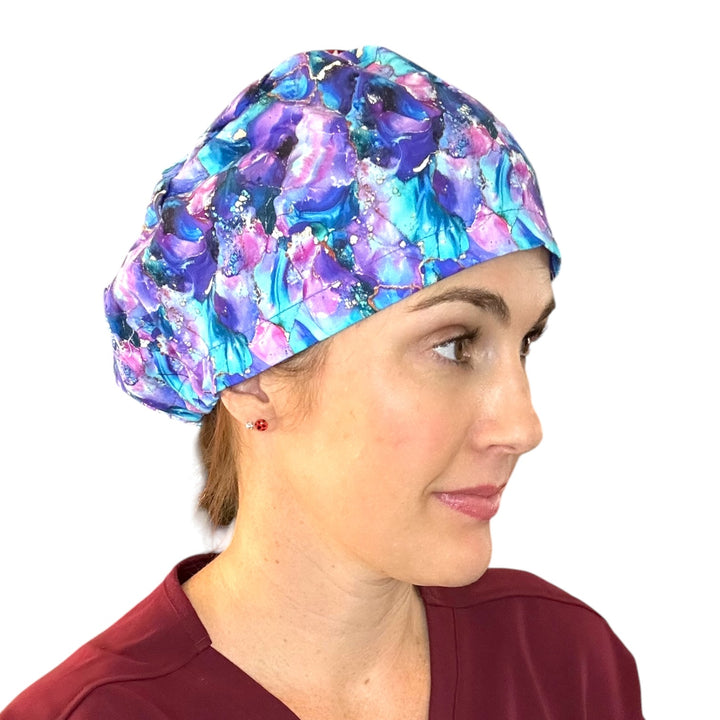 Jewel Tones- Euro Scrub Cap