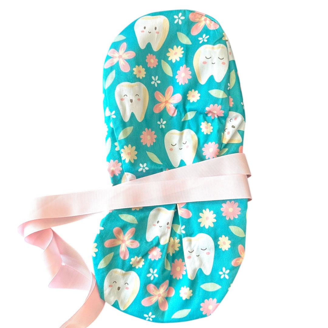 Mint Blossom Dental- Ponytail Scrub Cap
