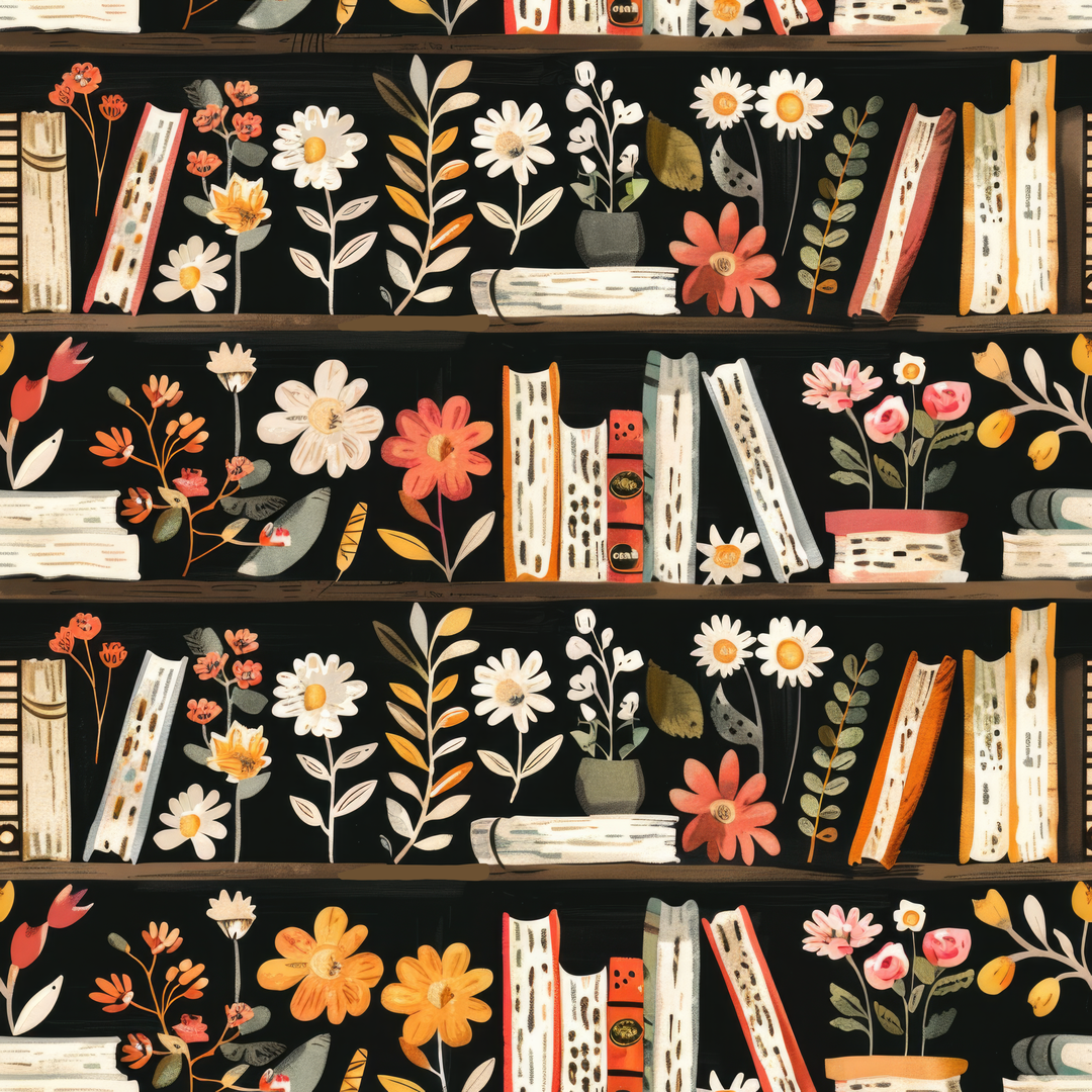Bookshelf- Bouffant Scrub Cap