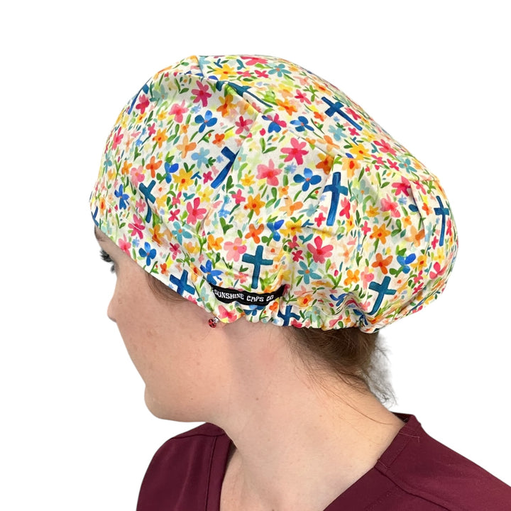 Garden of Grace- Euro Scrub Cap