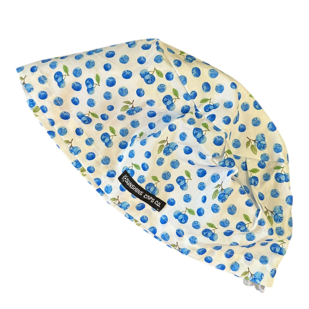 Blueberry Euro Scrub Cap for Women, by Sunshine Caps Co
