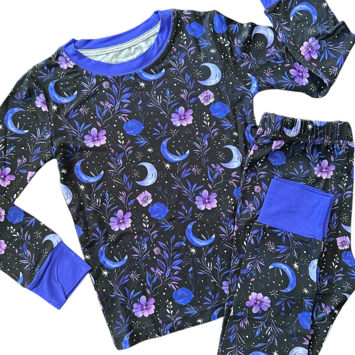 Purple Moonbeam Long Sleeve Two-Piece PJ's