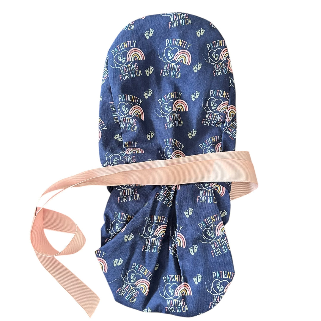 Waiting for 10 CM- Ponytail Scrub Cap