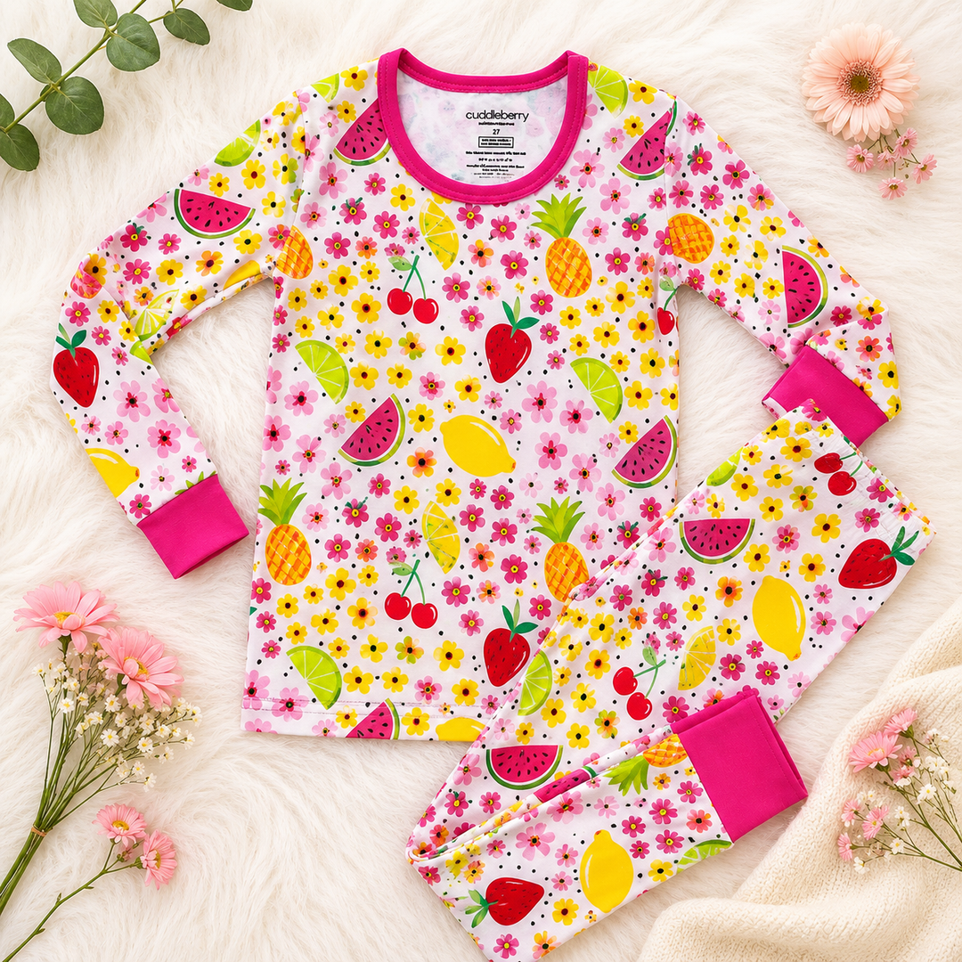 Fruit Punch Long Sleeve Two-Piece PJ's