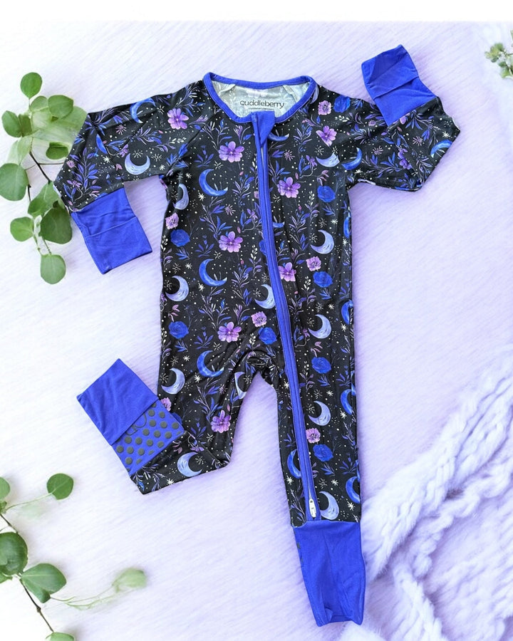 Purple Moonbeam Bamboo Zipper Sleeper