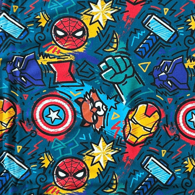 Superhero Bamboo Zipper Sleeper