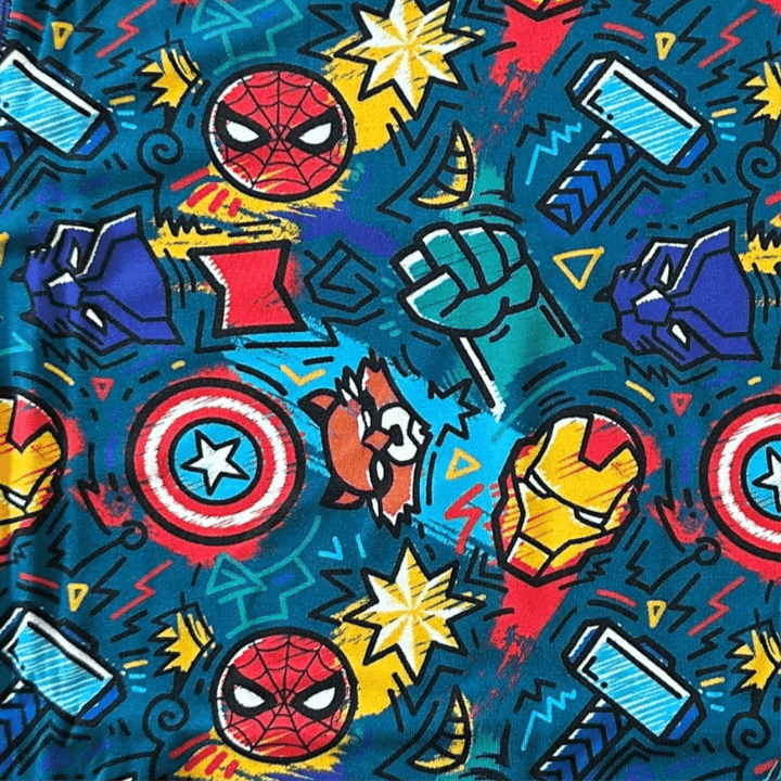 Superhero Bamboo Zipper Sleeper