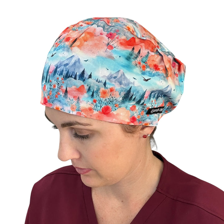 Spring Mountain- Euro Scrub Cap