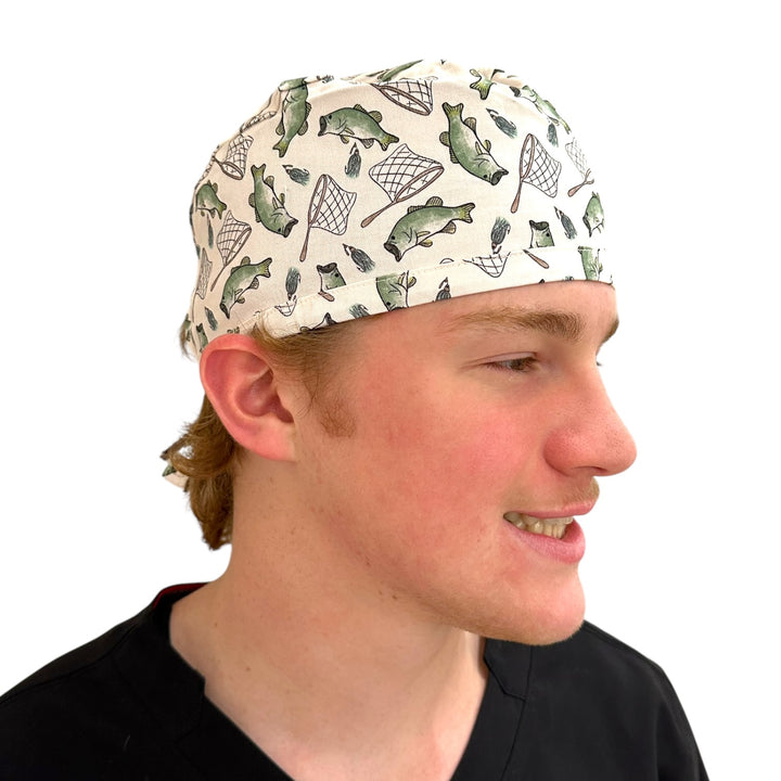 Gone Fishin- Classic/Men's Scrub Cap