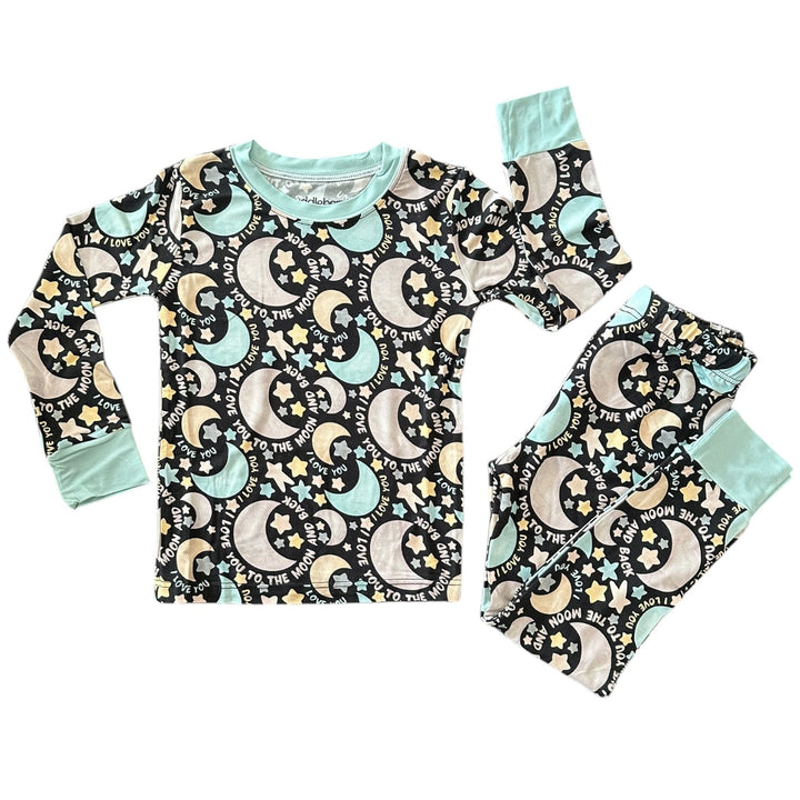 Love You to the Moon & Back Long Sleeve Two-Piece PJ's
