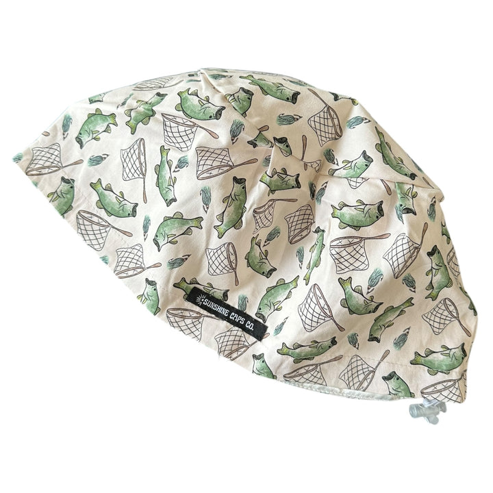Gone Fishin- Euro Scrub Cap