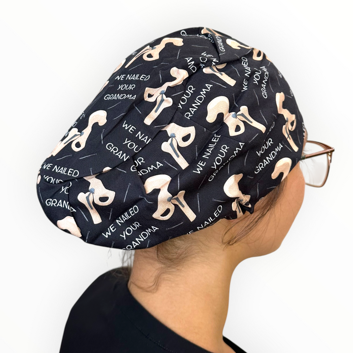 Nailed Your Grandma- Euro Scrub Cap