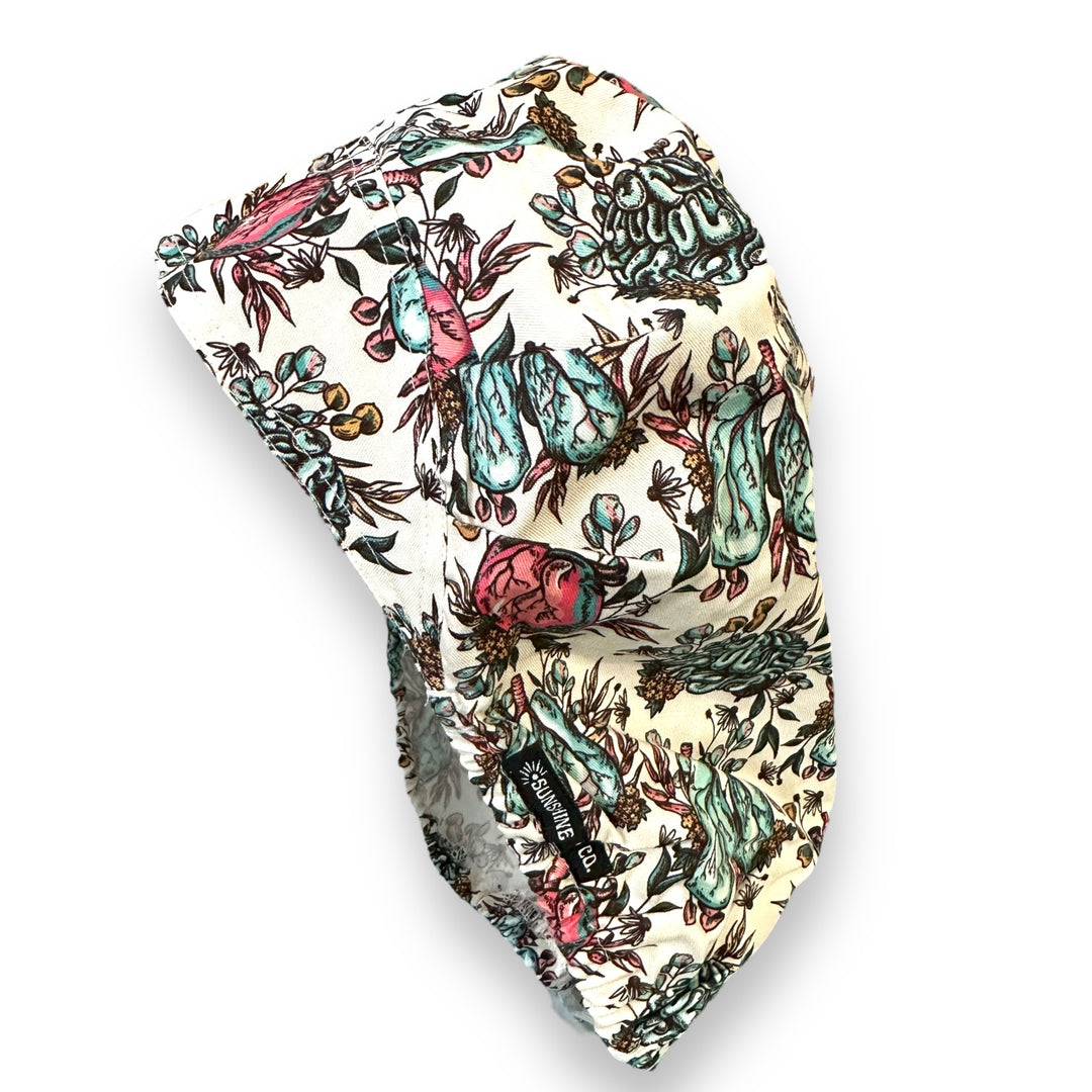 Floral Organs- Bouffant Scrub Cap