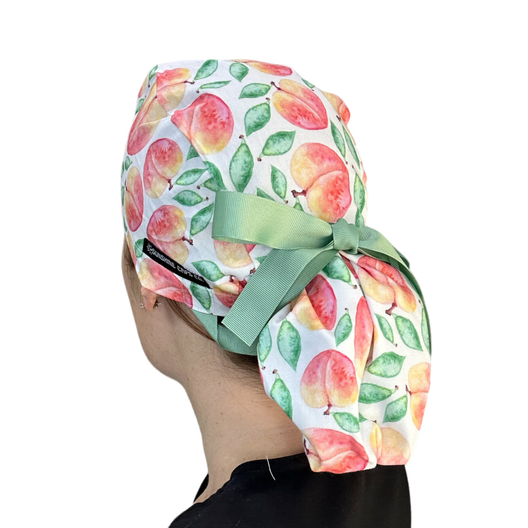 peach Scrub Cap for Women, By Sunshine Caps Co.