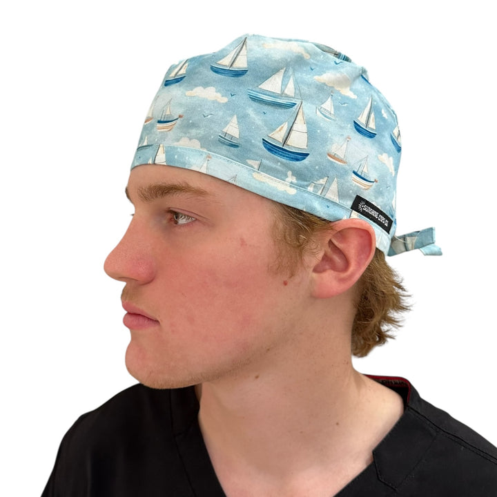 Sailboat- Classic/Men's Scrub Cap