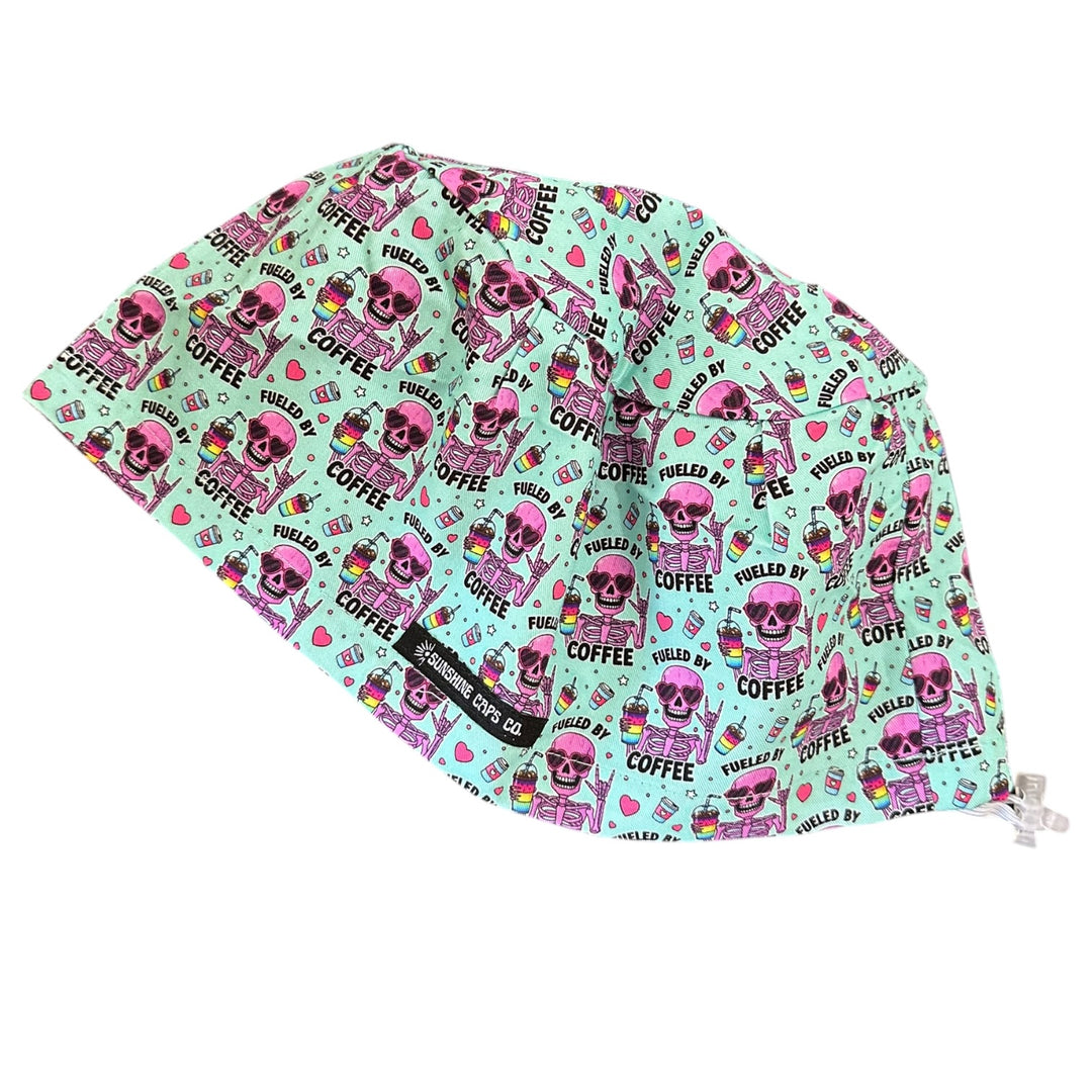 Fueled By Coffee- Euro Scrub Cap