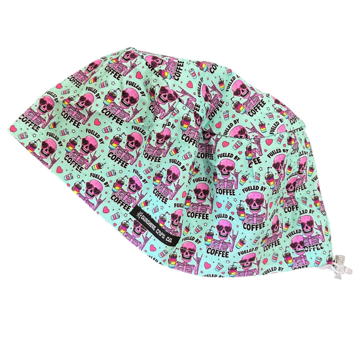 Fueled By Coffee- Euro Scrub Cap