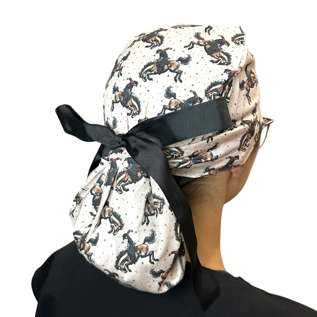 Rodeo- Ponytail Scrub Cap
