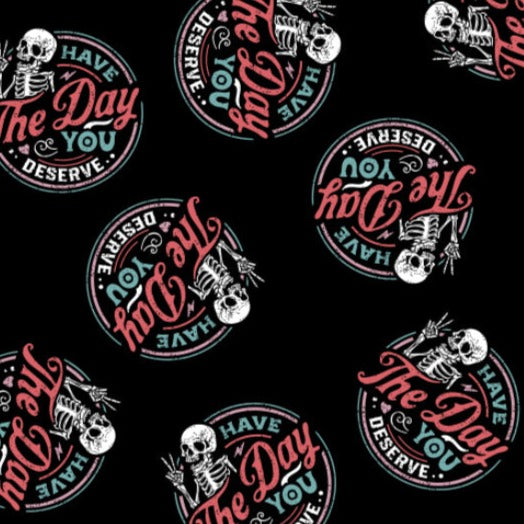 Have the Day You Deserve Euro Scrub Cap for Women, by Sunshine Caps Co
