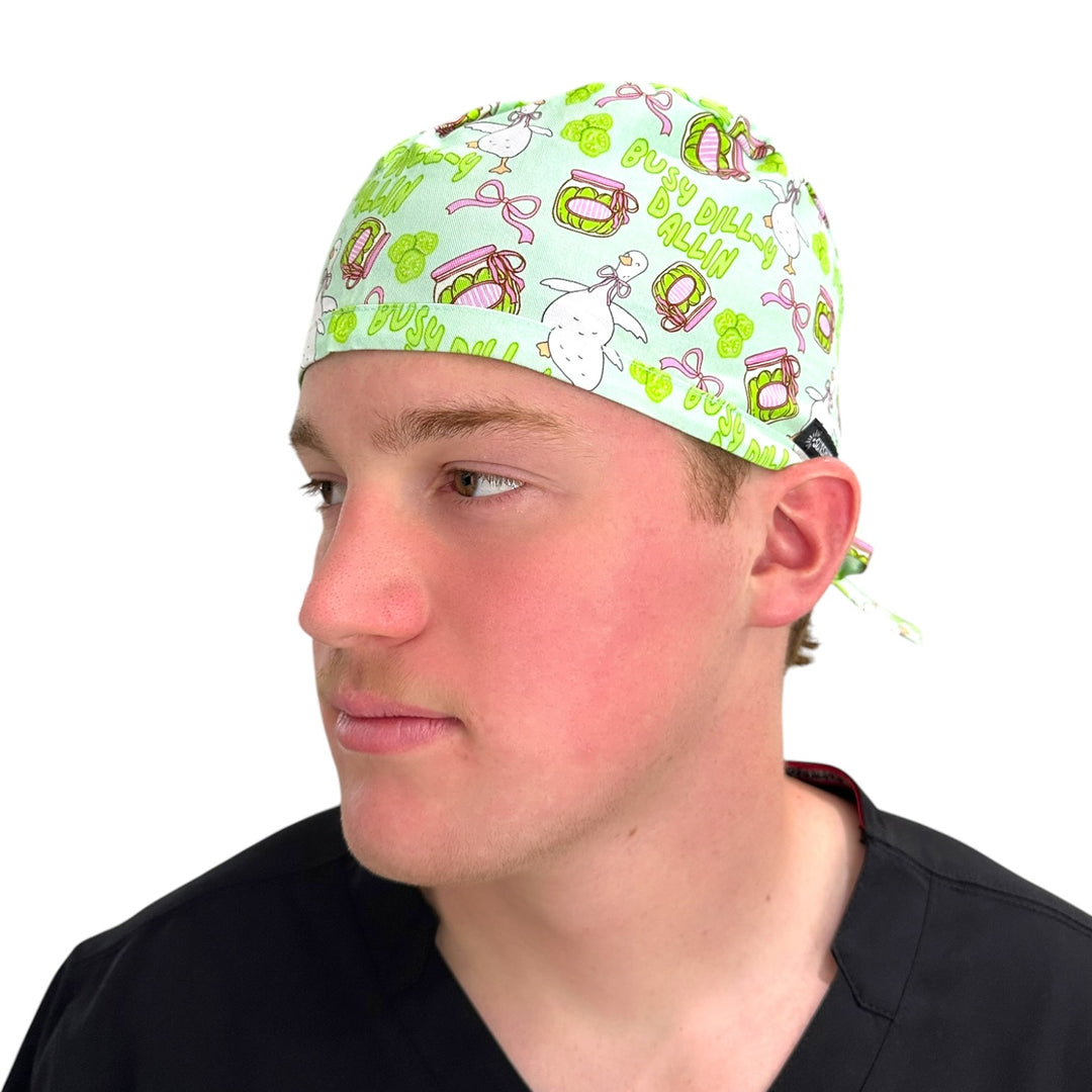 Busy Dilly Dallin- Classic/Men's Scrub Cap