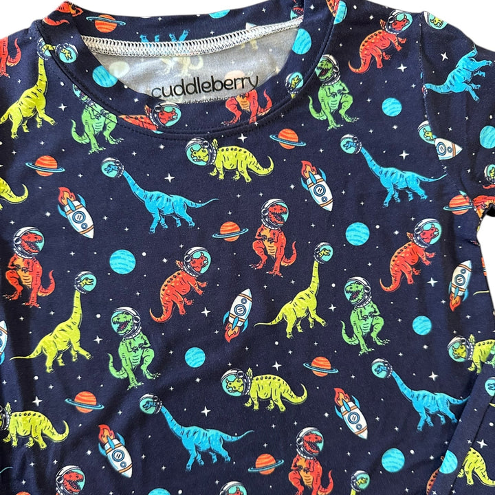 Space Dinos Short Sleeve Two-Piece PJ's