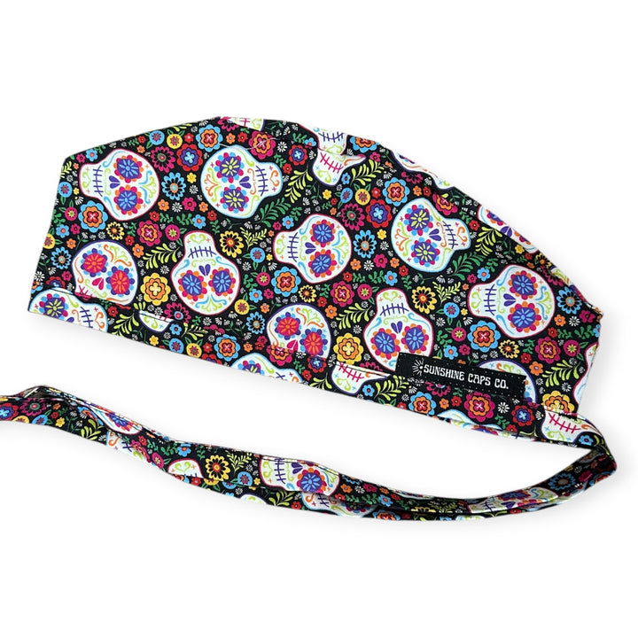 Sugar Skull Fiesta- Classic/Men's Scrub Cap