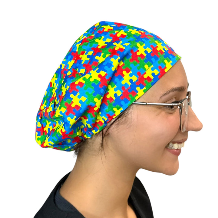 Autism Awareness- Euro Scrub Cap